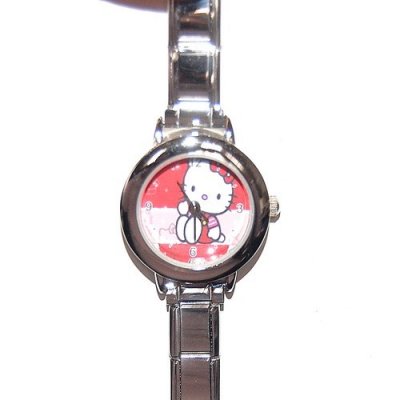 Bijoux Enfants  - Montre Hello Kitty Bijou argent rhodi  : illustration