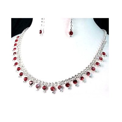 Parure de Mariage  - Parure Bijoux Mariage Argent Rhodi Oxydes de Zirconium ... : illustration