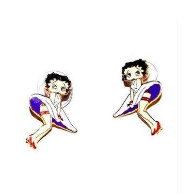 Bijoux de Mariage  - Boucles d'oreille femme Betty Boop Marilynne bijoux ... : illustration