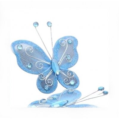 Dcoration de Table  - Papillons Bleu Dcoration Mariage (lot de 10) : illustration