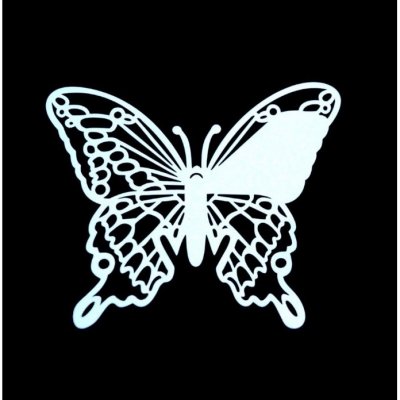 Mariage thme champtre  - Marque-place Papillon Dco Table Mariage (lot de 10) : illustration