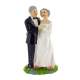 Figurine mariage couple de maris grisonnants rveurs : illustration