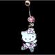 Kitty Piercing de nombril en acier inoxydable pour ... : illustration