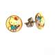 Boucles d'oreille bijoux fille Hello Kitty : illustration