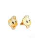 Boucles d'oreille plaqu or et laque - Donald Duck : illustration