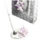 Porte Stylo et Stylo Mariage Papillon Rose et Blanc : illustration