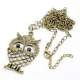 Bijoux pendentif Hibou chane  : illustration