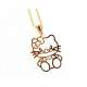 Pendentif enfant Bijoux Hello Kitty Plaqu Or : illustration