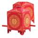 Botes  drages chine rouge et or deco table mariage : illustration