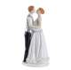 Figurine mariage couple de maris tendresse : illustration