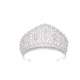 Serre-tte Mariage Diademe Argent Cristal Clair : illustration