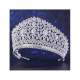 Serre-tte Mariage Diademe Argent Cristal Clair : illustration